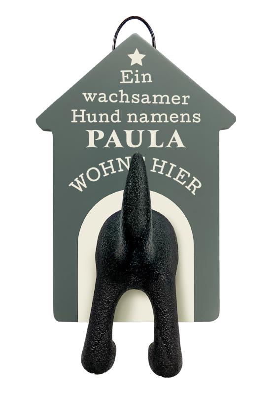 Leinenhalter für Paula, grau